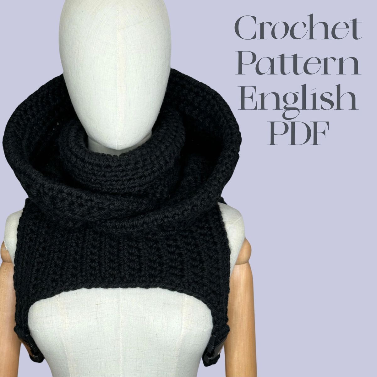 Matrixx hood pdf digital download crochet instructions